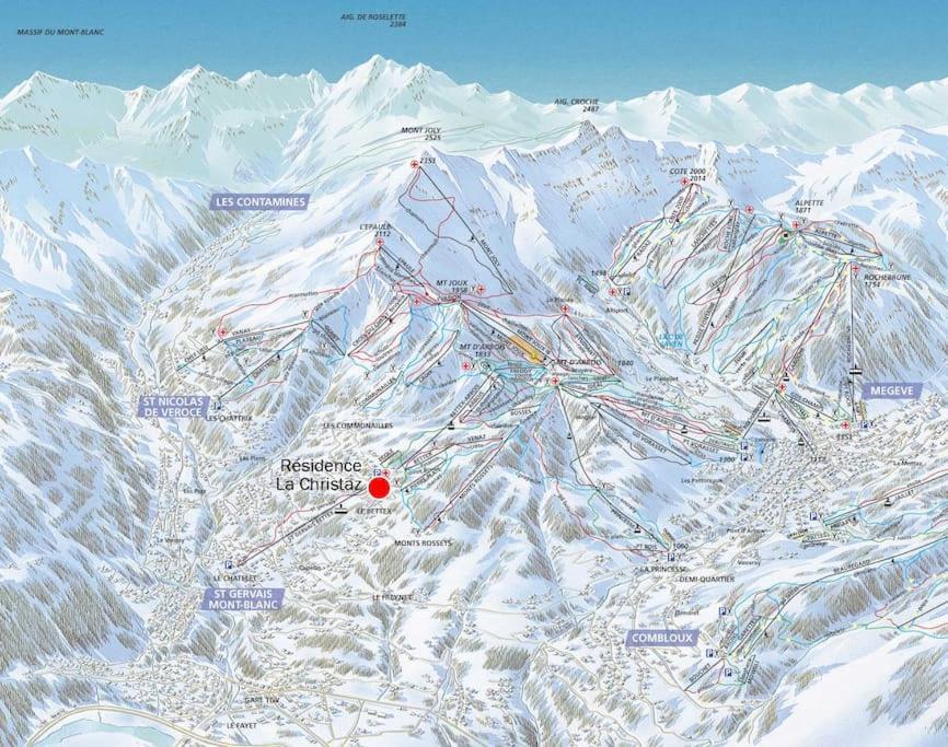 Studio Bettex 4P- Vue Mont-Blanc Saint-Gervais-les-Bains Dış mekan fotoğraf